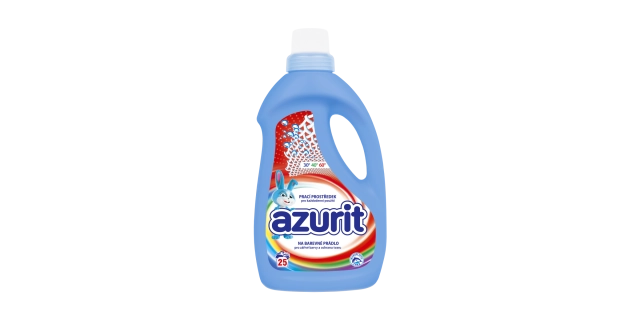 AZURIT speciální tekutý prací prostředek 62 dávek / 2480 ml na barevné prádlo                                                                                                                                                                             