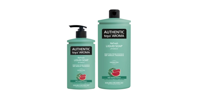 AUTHENTIC toya AROMA tekuté mýdlo refill 600ml red watermelon                                                                                                                                                                                             