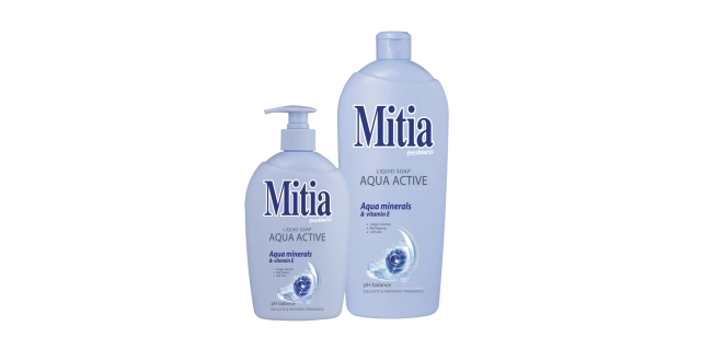 MITIA tekuté mýdlo refill 1000 ml Aqua active                                                                                                                                                                                                             