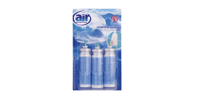 AIR menline happy spray osvěžovač refill 3x15ml Marine                                                                                                                                                                                                    