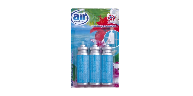AIR menline happy spray osvěžovač refill 3x15ml Tahiti Paradise                                                                                                                                                                                           