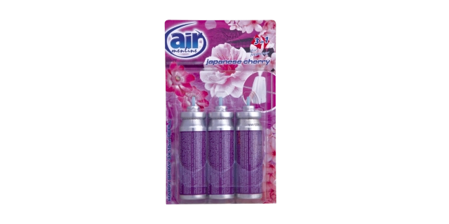 AIR menline happy spray osvěžovač refill 3x15ml Japanese Cherry                                                                                                                                                                                           