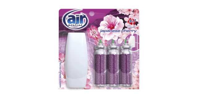 AIR menline happy spray osvěžovač s rozprašovačem 3x15 ml Japanese Cherry                                                                                                                                                                                 