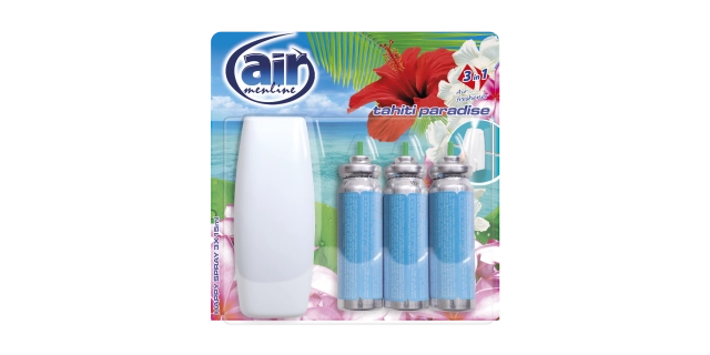 AIR menline happy spray osvěžovač s rozprašovačem 3x15 ml Tahiti Paradise                                                                                                                                                                                 
