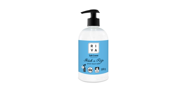RIVA T.M. 500g SOFT creme - pump.                                                                                                                                                                                                                         