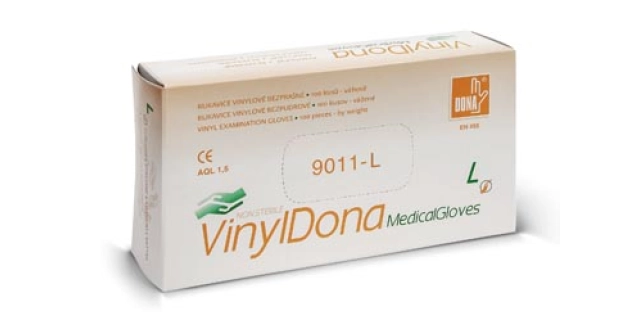 Vyšetř. rukavice Vinyl 100ks vel.M                                                                                                                                                                                                                        