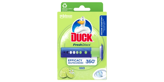 Duck Fresh Discs - čistič WC Limetka 36 ml                                                                                                                                                                                                                