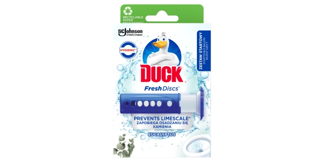 Duck Fresh Discs - čistič WC Active Eucalyptus 36 ml                                                                                                                                                                                                      