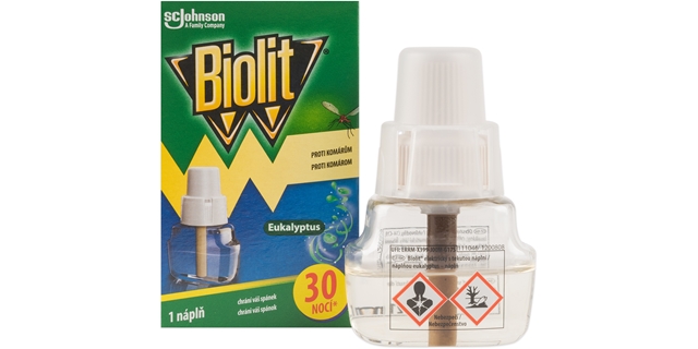 Biolit elektrický odpařovač s tekutou náplní eukalyptus - náplň 30 nocí 21ml                                                                                                                                                                              