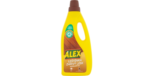 ALEX LEŠTĚNKA ZÁŘIVÝ LESK na dřevo, laminát 750 ml                                                                                                                                                                                                        
