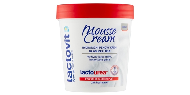 Lactovit Lactourea1° Mousse Cream hydratační pěnový krém 250ml                                                                                                                                                                                            