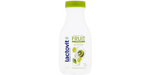 LACTOVIT FRUIT ANTIOX sprchový gel kiwi a hrozny Pružnost a péče 500 ml                                                                                                                                                                                   