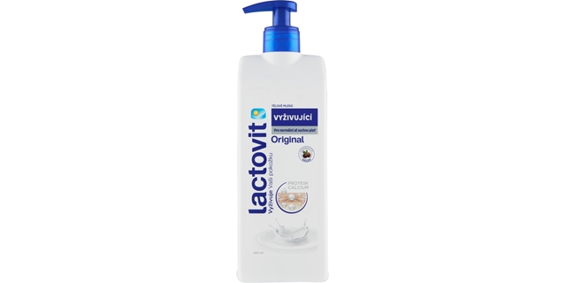 LACTOVIT ORIGINAL tělové mléko vyživující 400 ml                                                                                                                                                                                                          