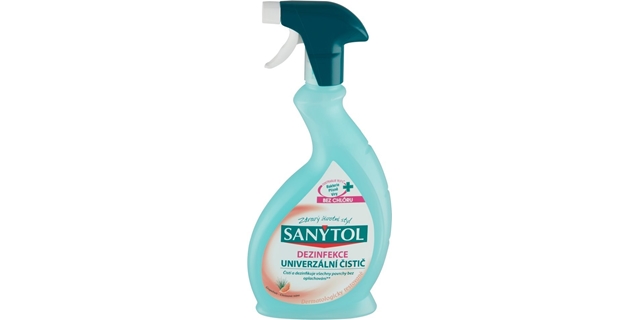 SANYTOL Dezinfekční univerzální čistič - sprej grep 500 ml NEW                                                                                                                                                                                            