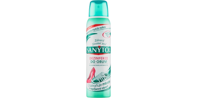 SANYTOL Dezinfekce do obuvi 150 ml                                                                                                                                                                                                                        