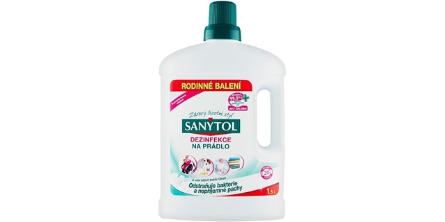 SANYTOL Dezinfekce na prádlo bílé květy 1,5 l                                                                                                                                                                                                             