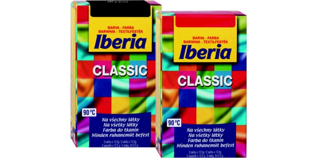 IBERIA Barva na textil vínově červená 2 x 12,5 g                                                                                                                                                                                                          