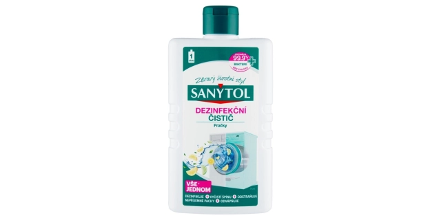 SANYTOL Dezinfekce čistič pračky 240 ml                                                                                                                                                                                                                   