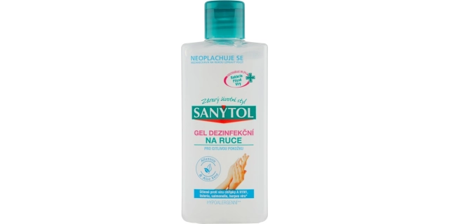 SANYTOL Dezinfekční gel na ruce 75 ml                                                                                                                                                                                                                     