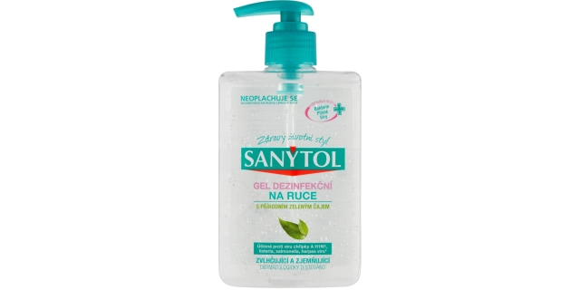 SANYTOL Dezinfekční gel na ruce 250 ml                                                                                                                                                                                                                    
