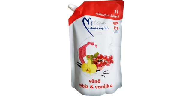 Miléne tekuté mýdlo rybíz a vanilka 1000 ml náhradní náplň náhradní náplň                                                                                                                                                                                 