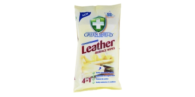 GREEN SHIELD - vlhčené ubrousky na kůži 50ks                                                                                                                                                                                                              