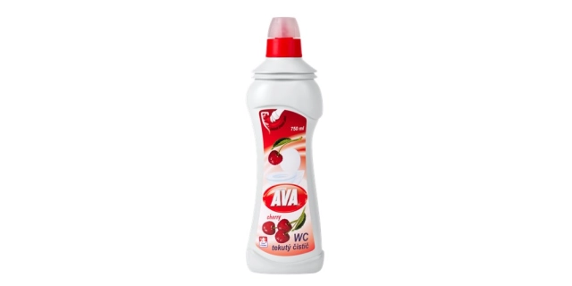 AVA tekutý čistič WC 750 ml cherry                                                                                                                                                                                                                        
