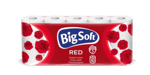 Toaletní papír třívrstvý BS Red 8+2                                                                                                                                                                                                                       