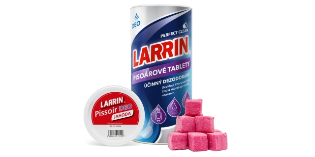 LARRIN WC Pissoir deo (tuba)- jahoda 900g                                                                                                                                                                                                                 