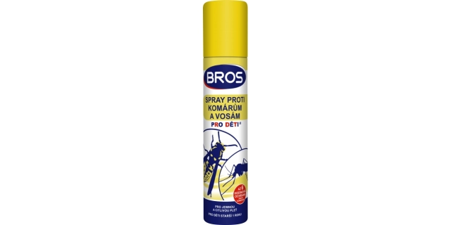 BROS – spray proti komárům a vosám pro DĚTI                                                                                                                                                                                                               
