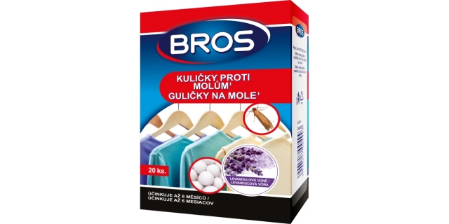 BROS - kuličky proti molům                                                                                                                                                                                                                                