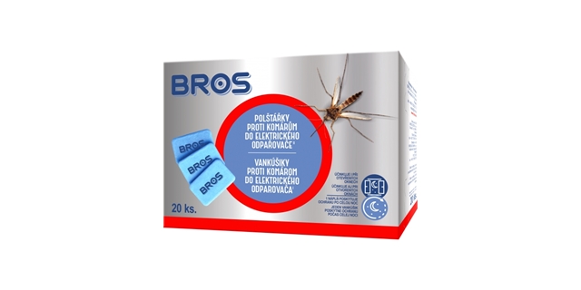 BROS –NN polštářky proti komárům do el.odpařovače (20)                                                                                                                                                                                                    