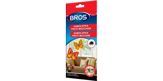 BROS – samolepka proti mouchám 2 ks                                                                                                                                                                                                                       