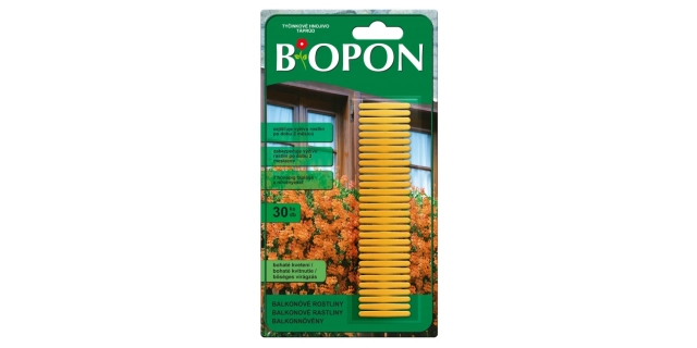 B*OPON tyčinkové hnojivo balkonové rostliny 30ks                                                                                                                                                                                                          