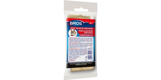 BROS – past na myši dřevěná 2 ks                                                                                                                                                                                                                          