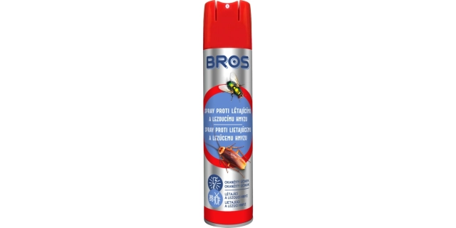 BROS – spray proti létajícímu a lezoucímu hmyzu 400ml                                                                                                                                                                                                     