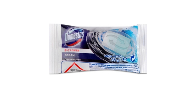 Domestos WC blok 3v1 náplň Ocean 35g                                                                                                                                                                                                                      