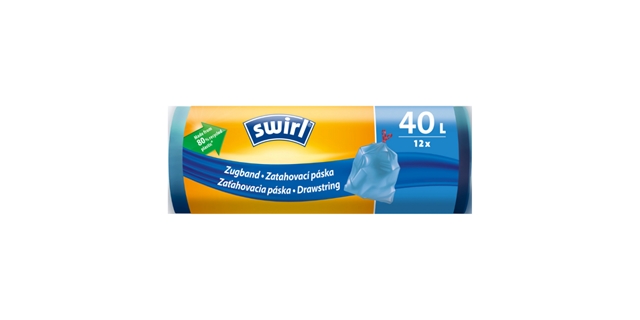 Swirl Zatahovací pytle na odpad 40L/12ks                                                                                                                                                                                                                  