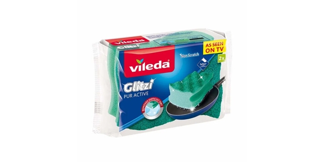 Vileda PUR active houbička vysoká 2ks                                                                                                                                                                                                                     