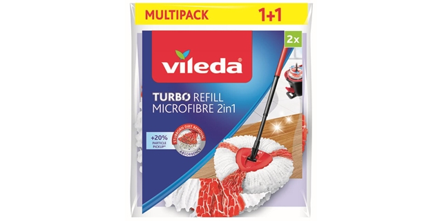 Vileda TURBO 2v1 náhrada 2ks                                                                                                                                                                                                                              