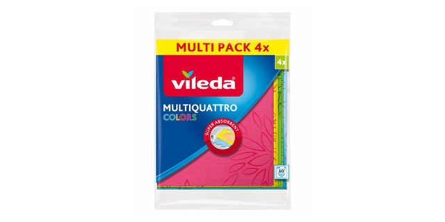 Vileda Multiquattro Colors hadřík 4ks                                                                                                                                                                                                                     