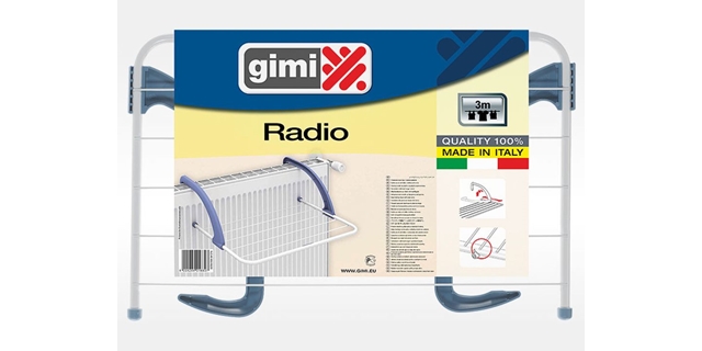 Gimi Radio sušák na prádlo 3m                                                                                                                                                                                                                             