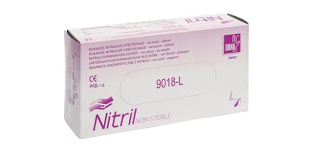 Vyšetř.rukavice Nitril, modré, 100 ks v bal., vel.XS                                                                                                                                                                                                      