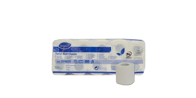DI Toilet Roll Classic 2ply 10pc                                                                                                                                                                                                                          