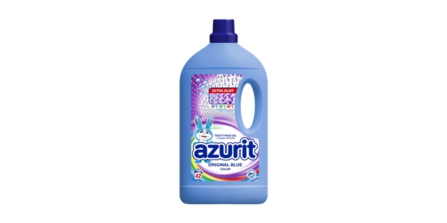 AZURIT Original Blue prací gel 42 dávek / 1 890 ml COLOR                                                                                                                                                                                                  