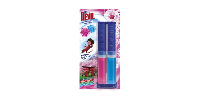 Dr. DEVIL WC POINT DUO BLOCK 65 ml Japanese garden                                                                                                                                                                                                        