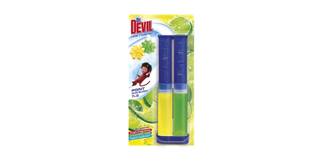 Dr. DEVIL WC POINT DUO BLOCK 65 ml Lime twister                                                                                                                                                                                                           