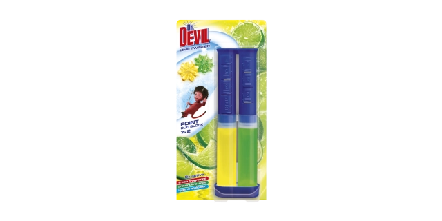 Dr. DEVIL WC POINT DUO BLOCK 65 ml Lime twister                                                                                                                                                                                                           