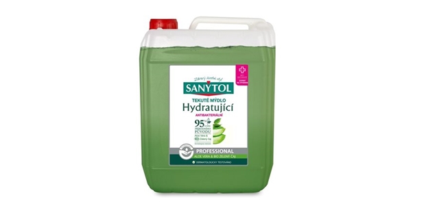 Sanytol antb. mýdlo 95% přír.složení hydratující  Professional 5l kanystr                                                                                                                                                                                 