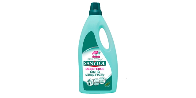 SANYTOL Dezinfekce univerzální čistič podlahy a plochy 4 účinky 1000 ml NEW                                                                                                                                                                               